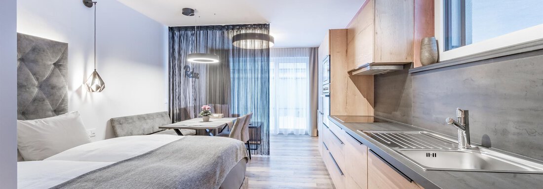 Studio Küche - MYALPS Jordans Lodge - Längenfeld