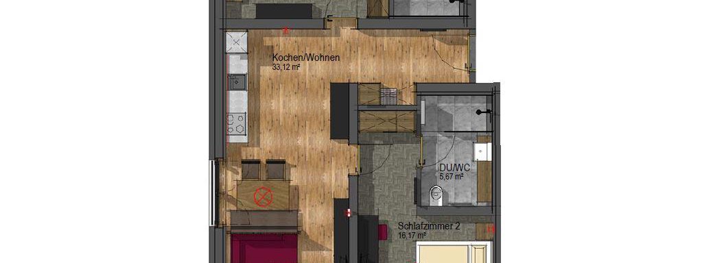 Lodge 2 - -Grundriss - MYALPS Jordans Lodge - Längenfeld