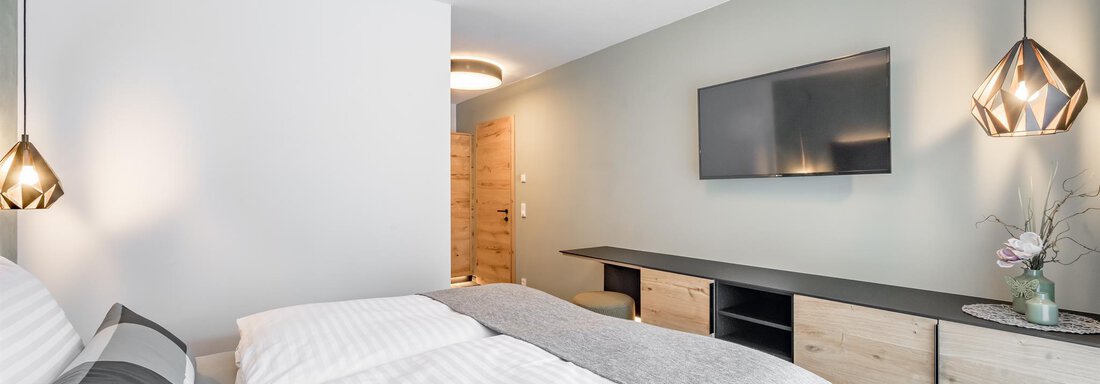 Lodge 3 - Schlafzimmer zwei - MYALPS Jordans Lodge - Längenfeld