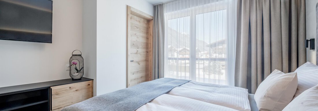 Lodge 3 - Schlafzimmer 1 - MYALPS Jordans Lodge - Längenfeld