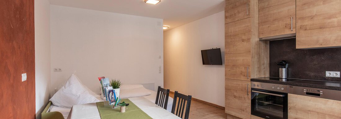 vollausgestattete Wohnküche - Residenz Stipplerhof - Längenfeld