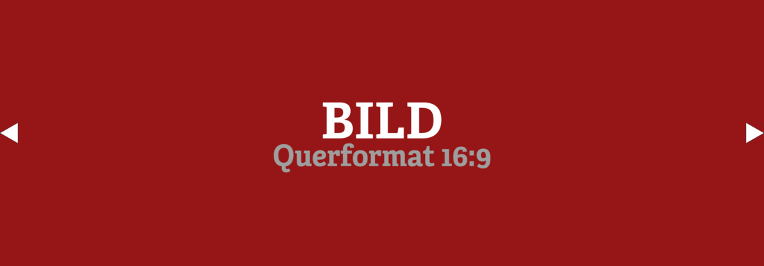 A red background with the text "IMAGE" and the specification "Landscape format 16:9". The graphic appears simple and minimalist. - Testhotel Ötztal "Datatrans" - Längenfeld