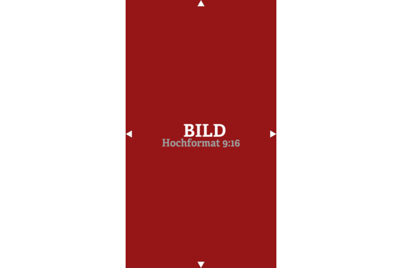 A red background with the text "IMAGE" in the center. The text indicates the format 9:16. - Testhotel Ötztal "Datatrans" - Längenfeld