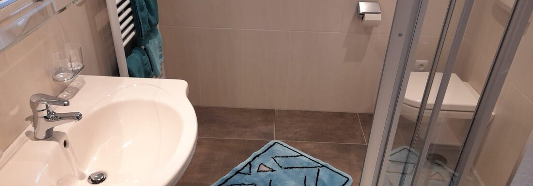 Badezimmer mit Duche und WC VII - Apart Benjamin - Niederthai