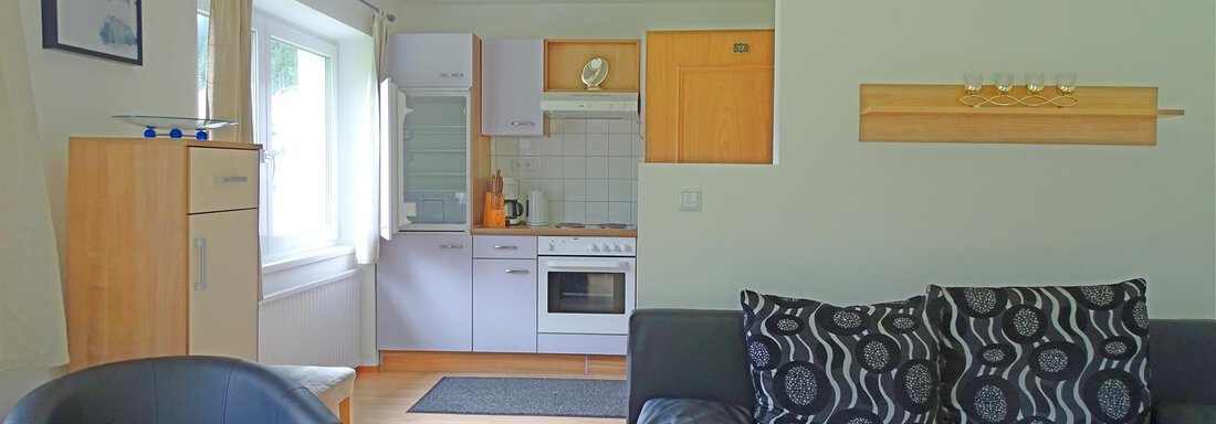 App. Niederthai - Wohnbereich mit Küche App. Niederthai - Wohnbereich mit Küche - Apart Tyrol - Niederthai
