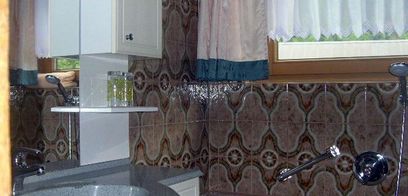 Dusche / WC - Appartement Panorama - Niederthai