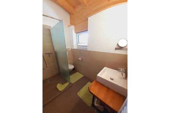 Badezimmer Ferienwohnung Solvina der Veitenhof - Bio & Reiterhof der Veitenhof - Niederthai