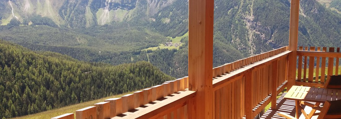 Balkon Ferienwohnung Sonate der Veitenhof Sommerur - Bio & Reiterhof der Veitenhof - Niederthai