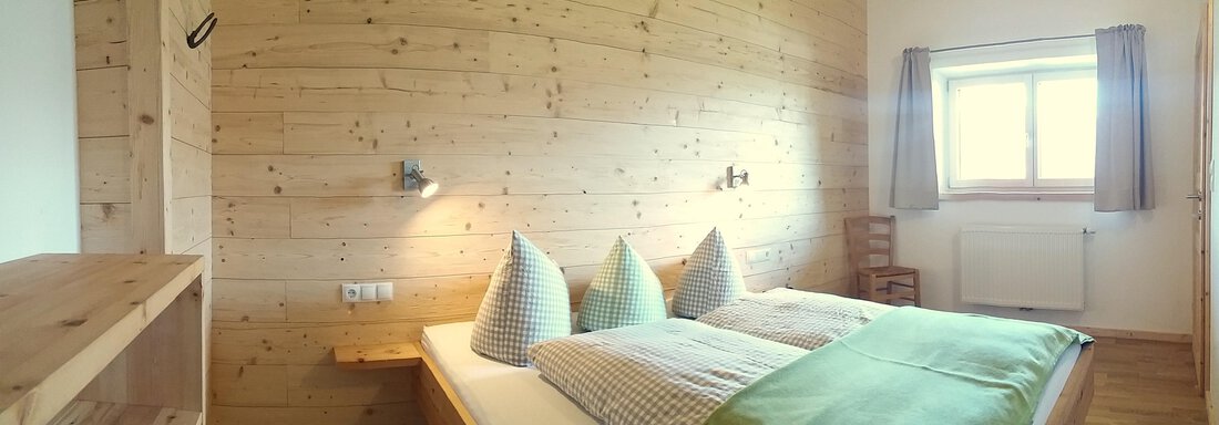 Schlafzimmer Ferienwohnung der Veitenhof Urlaub Ti - Bio & Reiterhof der Veitenhof - Niederthai