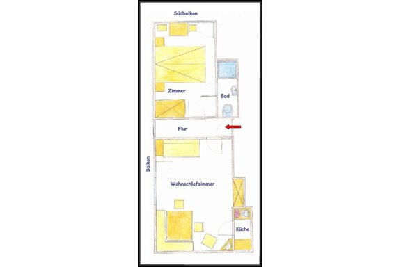 ground-plan - Gästehaus ban Kneissl´s - Niederthai