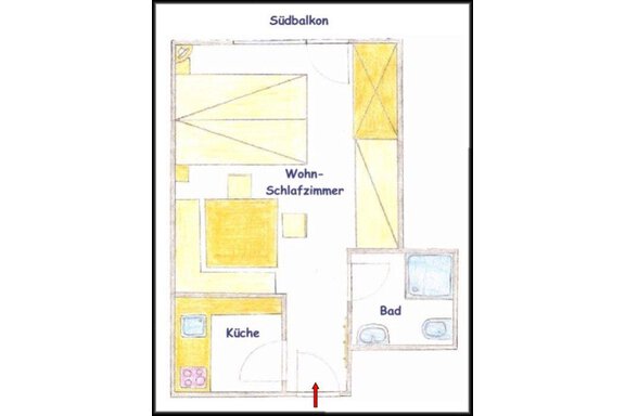 ground-plan - Gästehaus ban Kneissl´s - Niederthai
