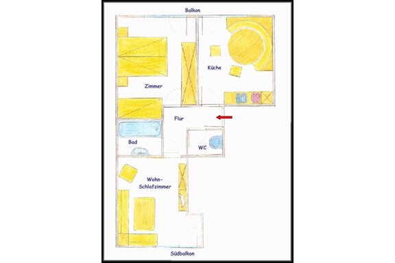 ground-plan - Gästehaus ban Kneissl´s - Niederthai