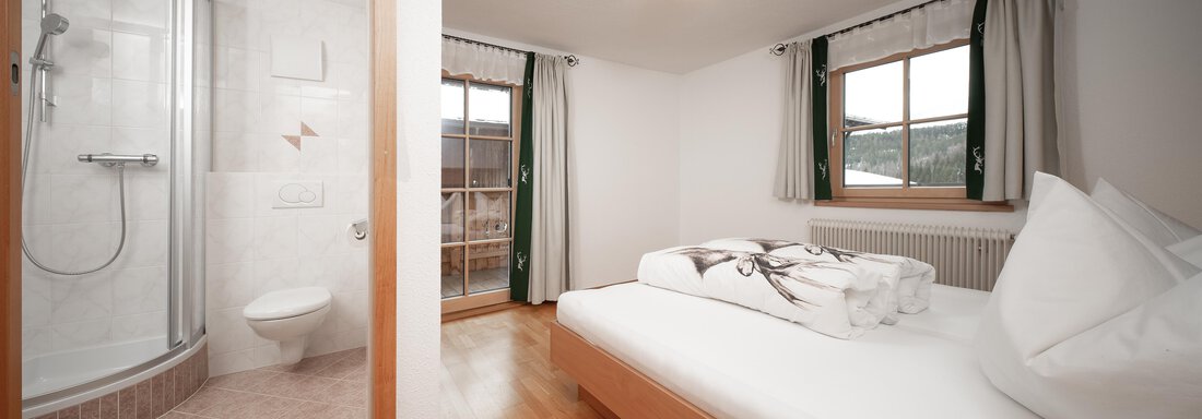 Schlafzimmer - Appt. "Alpenflair" - Gruebe Hof - Niederthai