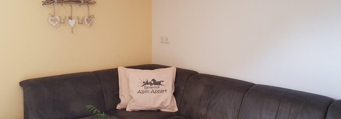 Wohnzimmer Edelweiss Wohnzimmer Edelweiss - Reiterhof Alpin Appart - Niederthai