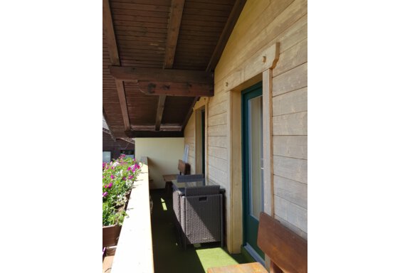 Balkon mit Möbel - Reiterhof Alpin Appart - Niederthai