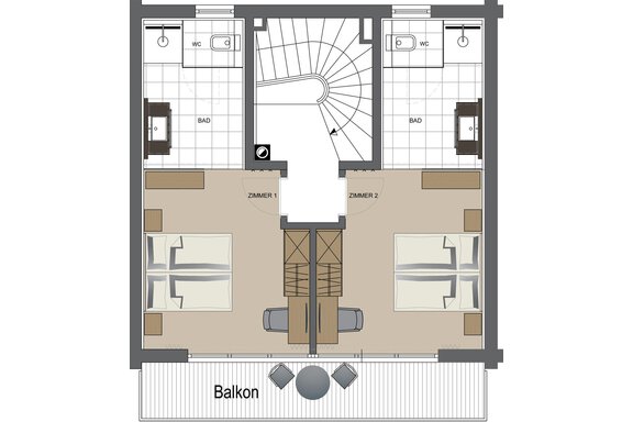 Falkner_Möbel-HausFundusfeiler_OG - Stuibenfall Chalets - Niederthai