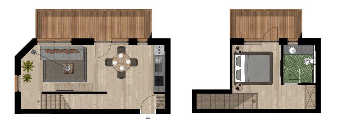 Grundriss - Chalet Obergurgl luxury apartments - Obergurgl 