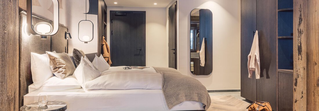 Doppelzimmer Deluxe 2 | © Daniel Zangerl (CC C) Doppelzimmer Deluxe 2 - Das Liebener 4*S - Adults only - Obergurgl