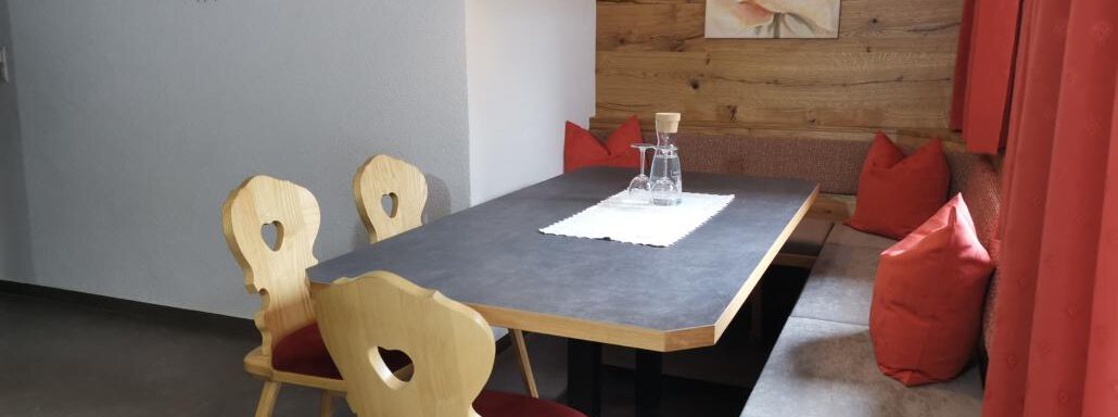 Essbereich TOP 2 - Appartements Bergland - Ochsengarten