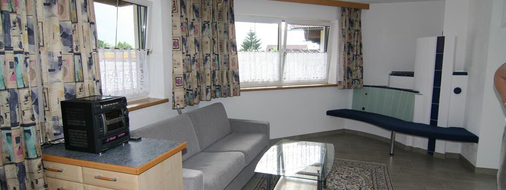 Ferienhaus Wohnzimmer - Apartment Erhart - Oetz