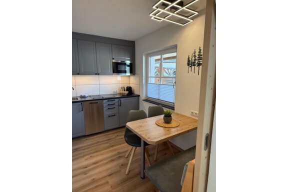 A2 Küche mit Essplatz - Appartements Schmid Peter - Oetz