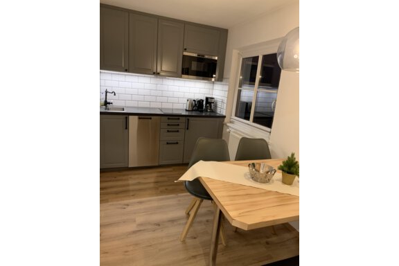 Küche mit Essplatz - Appartements Schmid Peter - Oetz
