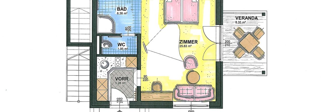 Plan Variante 2 3000x2000 - Feelfree Nature Resort - Oetz