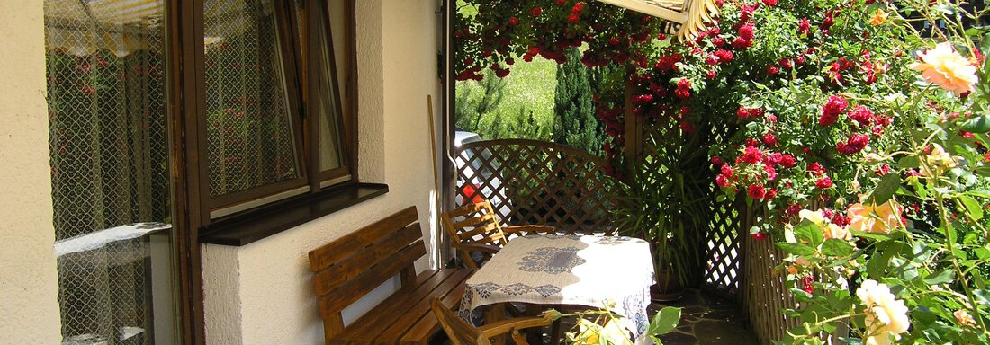 FEWO EG Terrasse - Ferienhaus Haid - Oetz