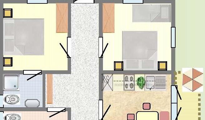 Grundrissplan Grundrissplan - Ferienwohnung Alpenrose - Oetz