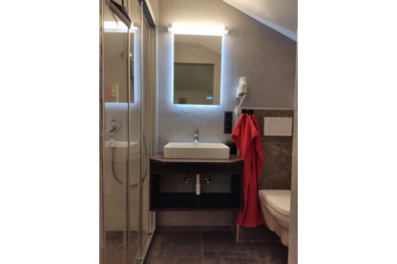 Bathroom Silberdistel - Gästehaus Pfausler - Oetz