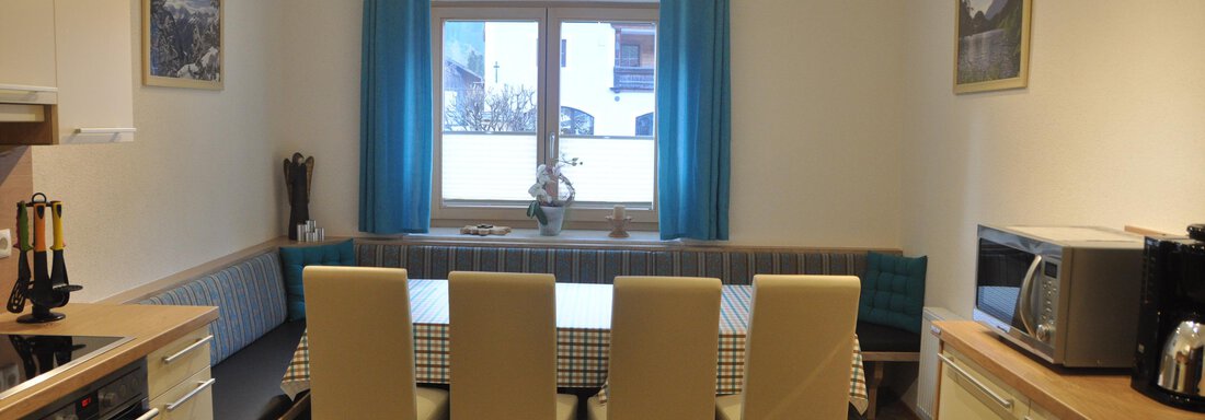 Living-kitchen cum Arnika - Gästehaus Pfausler - Oetz