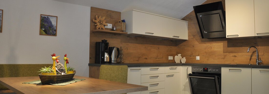 living kitchen Silberdistel - Gästehaus Pfausler - Oetz