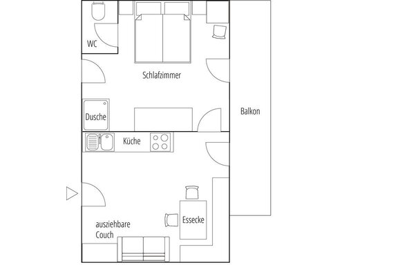 Sketch Alpenrose - Gästehaus Pfausler - Oetz