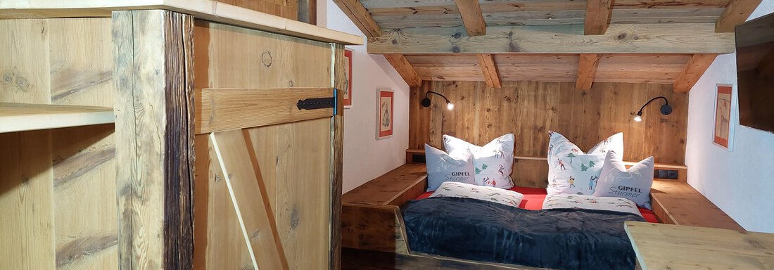 Schlafzimmer Dachgeschoss 1 - Wieserhof - Oetz