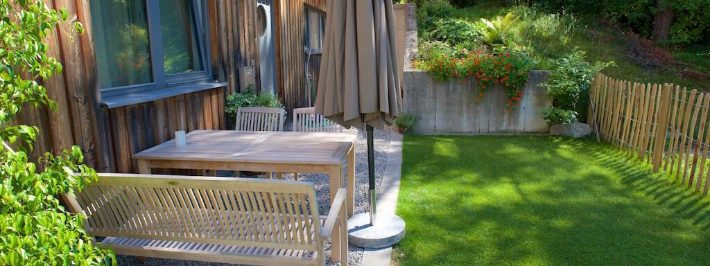 Sommertag im Garten - Apartment Amberg - Ötztal Bahnhof