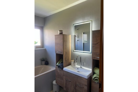 Badezimmer - Apart Schöne Aussicht - Sautens