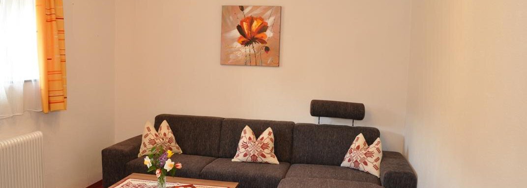 Wohnzimmer m. TV - Ferienwohnung Germana - Sautens