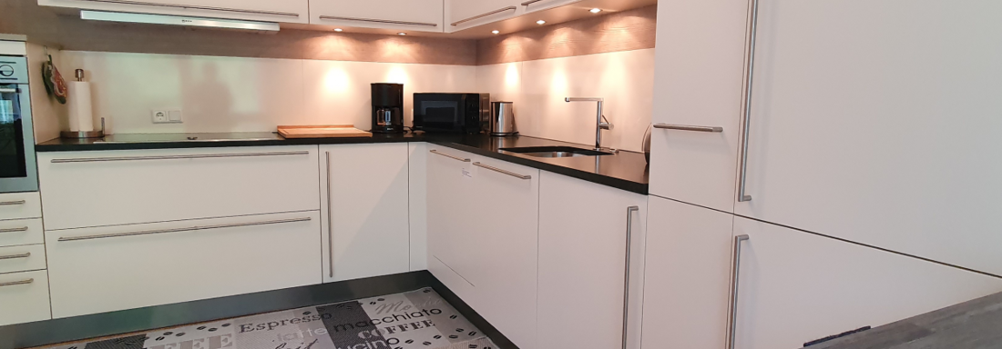 High-quality, fully equipped kitchen - Ferienwohnung "Zum Glück" - Sautens