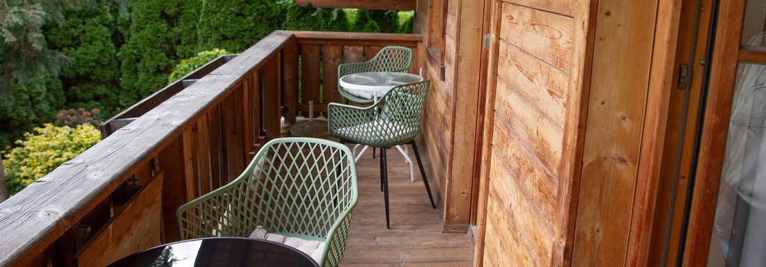 Balkon Südseite - Ferienwohnungen Inka - Sautens