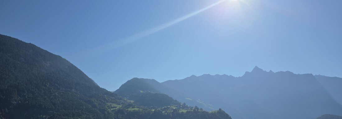 Ausblick vom Balkon - Gästehaus Fernblick - Sautens