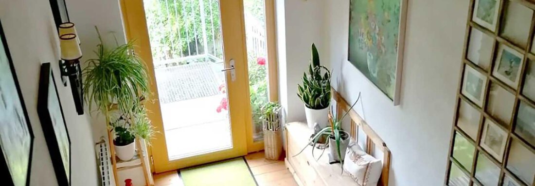 Stiegenaufgang zur Ferienwohnung - Haus Myriam - Sautens