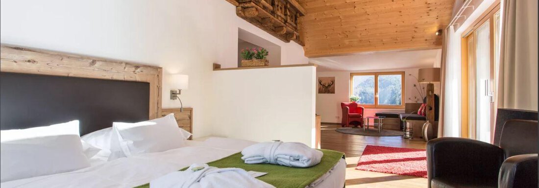 Master Suite Wildspitze Schlaf- Wohnbereich Master Suite Wildspitze Schlaf- Wohnbereich - Hotel Ritzlerhof****S - Sautens