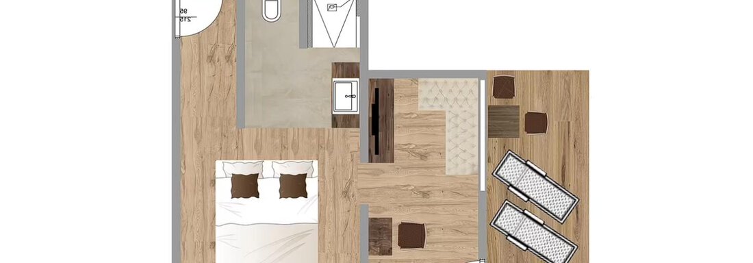 Grundriss JR Rossköpfe - Hotel Ritzlerhof - Sautens