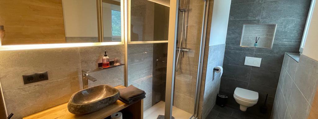 Badezimmer - Mountain Living - Sautens