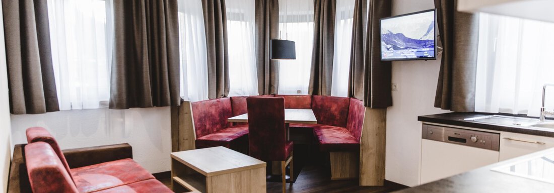 Alpen Juwel Top 6 mit Erker, TV Lounge - A CASA Appartements Juwel - Sölden