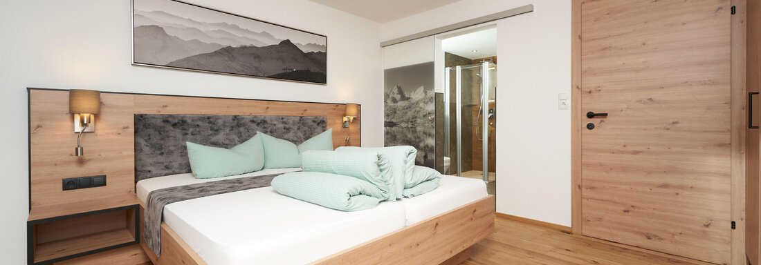 Schlafzimmer - Apart Sunnhäusl - Sölden