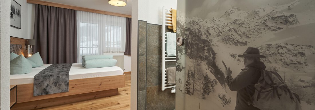 Schlafzimmer 1 Schlafzimmer 1 - Apart Sunnhäusl - Sölden