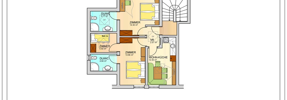 Skizze Skizze - Appartement Oskar - Sölden