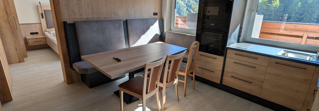 Wohnraum mit Essbereich - Appt. Rosmarie - Sölden