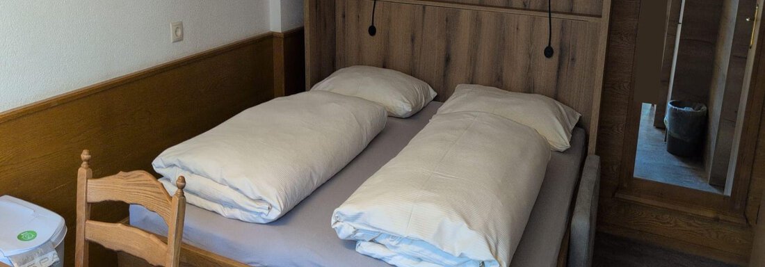 Wohnlandschaft als vollwertiges Doppelbett - Appt. Rosmarie - Sölden